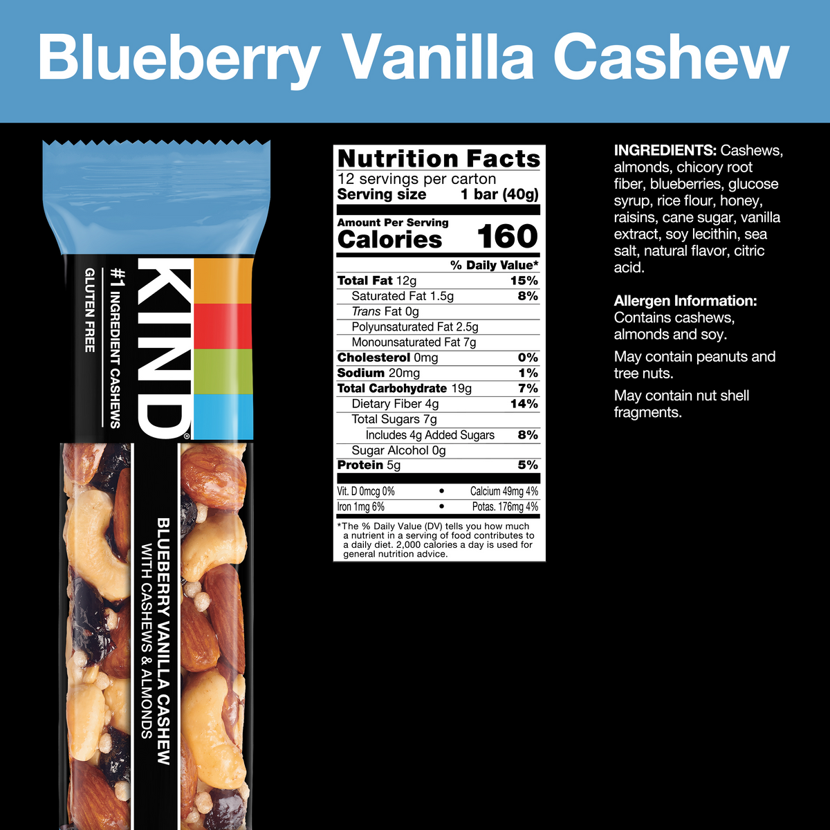 Blueberry Vanilla Cashew